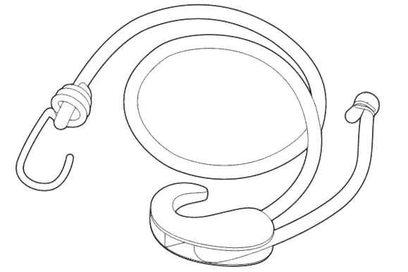 Amazon B08DRNXDX8 48-Inch long Adjustable Bungee Cords