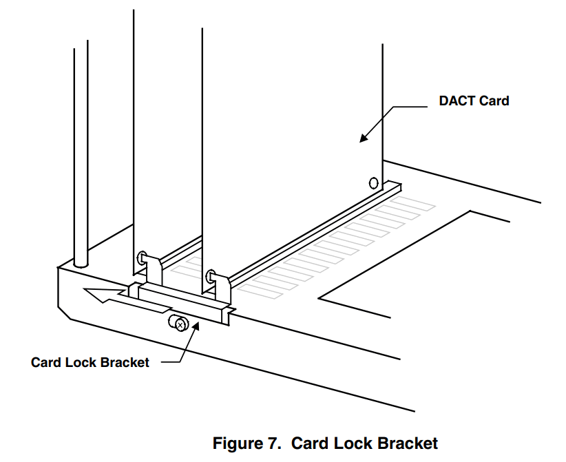 Simplex 4010-9810 Common Event Reporting DACT Card - Card Lock Bracket