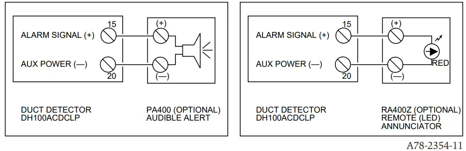 SYSTEM SENSOR DH100ACDCLP Air Duct Smoke Detector-wiring diagram5
