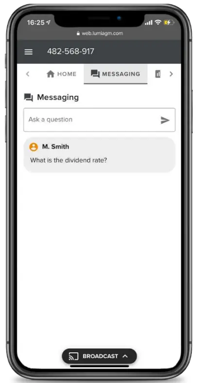 LUMI Virtual Meeting App - Questions