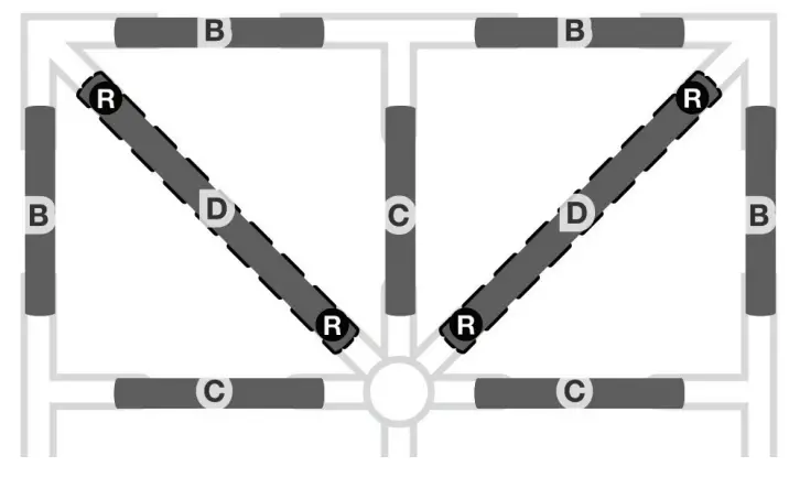 AMERICAN TENT 202104 30x60 Wedding Frame Tent - 6-Way Crown 3