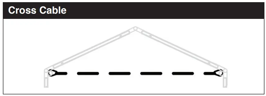 AMERICAN TENT 202104 30x60 Wedding Frame Tent - 6-Way Crown 5