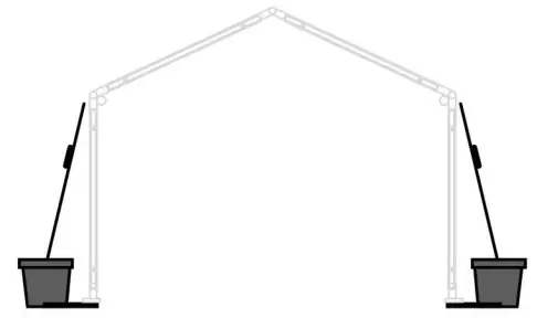 AMERICAN TENT 202104 30x60 Wedding Frame Tent - SIDE VIEW2