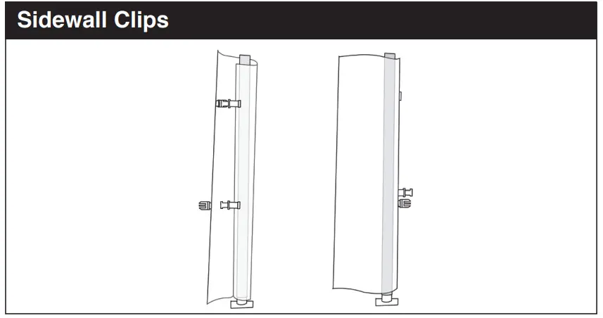 AMERICAN TENT 202104 30x60 Wedding Frame Tent - Sidewall Clips 1