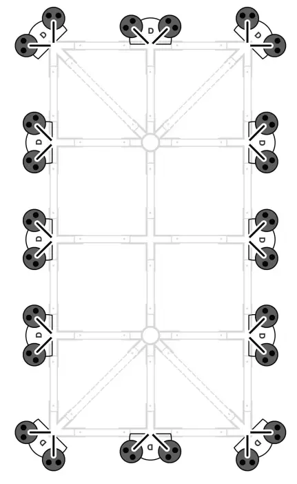 AMERICAN TENT 202104 30x60 Wedding Frame Tent - Sidewall Clips 2