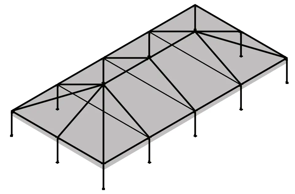 AMERICAN TENT 202104 30x60 Wedding Frame Tent