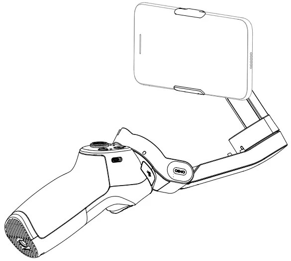 dji OM 4 Smartphone Gimbal - Low Position Mode
