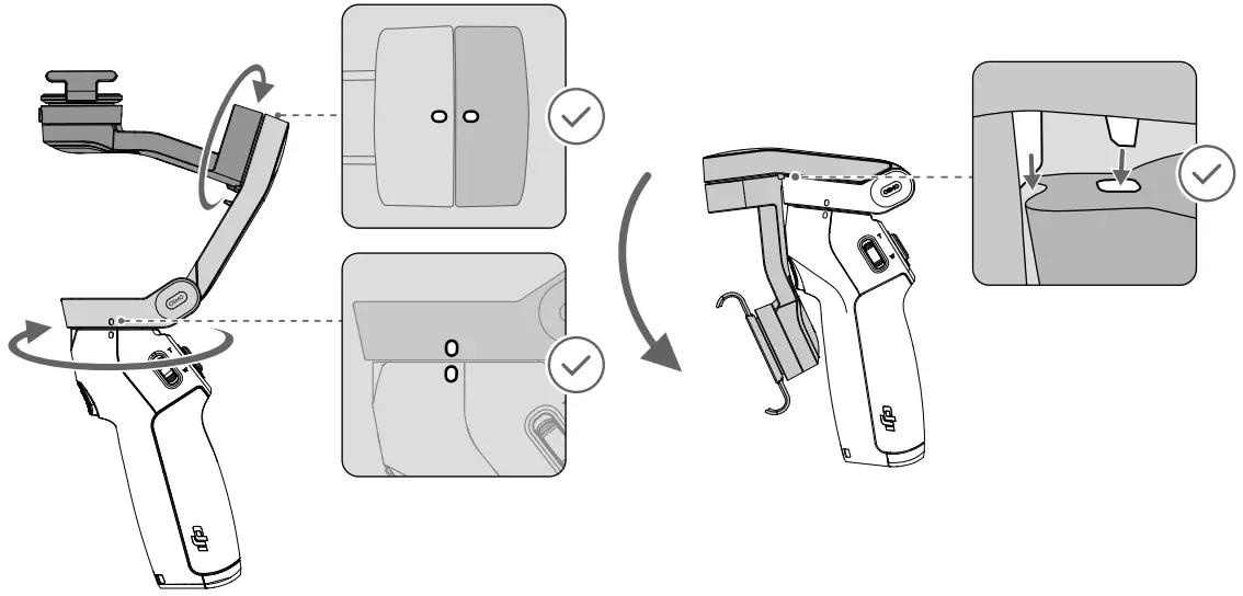 dji OM 4 Smartphone Gimbal - Storage