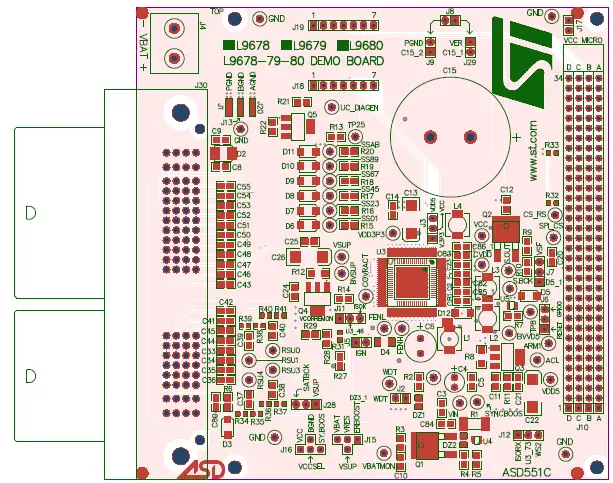 ST-UM3144-Evaluation-Board-For-L9678-Airbag-And-Battery-Cut-Off-IC-FIG-2