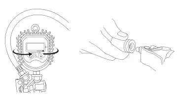 AstroAI TIG250B Digital Tire Pressure-FITTING