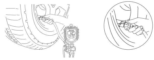 AstroAI TIG250B Digital Tire Pressure-LOCATE