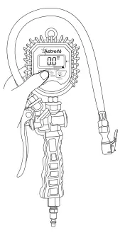 AstroAI TIG250B Digital Tire Pressure-TURN