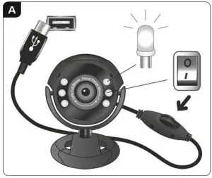 hama xx053950 Spy Protect HD Webcam - A
