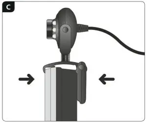 hama xx053950 Spy Protect HD Webcam - C