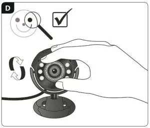 hama xx053950 Spy Protect HD Webcam - D