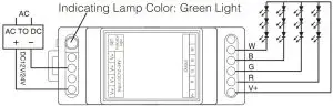 Connect to LED strip diagram