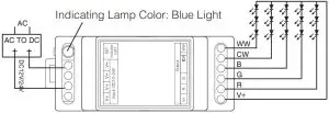 Connect to LED strip diagram