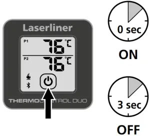 Laserliner ThermoControl Duo Professional Thermometer - ON of
