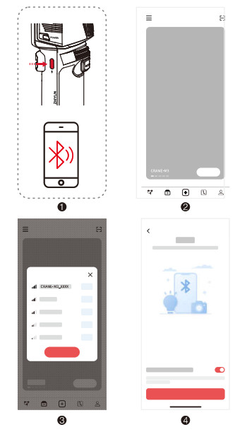 ZHIYUN CRANE-M3 Axis Handheld Gimbal Stabilizer- App