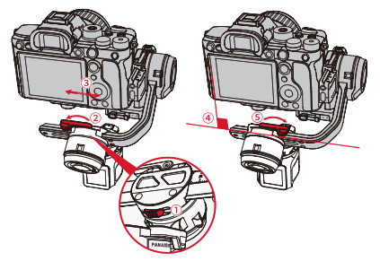 ZHIYUN CRANE-M3 Axis Handheld Gimbal Stabilizer- Roll