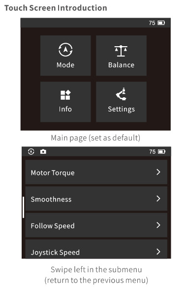 ZHIYUN CRANE-M3 Axis Handheld Gimbal Stabilizer- Touch