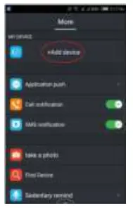 LEMFO Smart Band - Bluetooth Remove