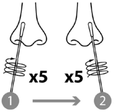 ACON Flowflex COVID 19 Antigen Home Test - Firmly rub