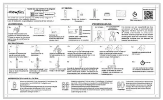 ACON Flowflex COVID 19 Antigen Home Test - Read the instructions