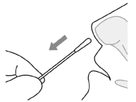 ACON Flowflex COVID 19 Antigen Home Test - Remove the swab
