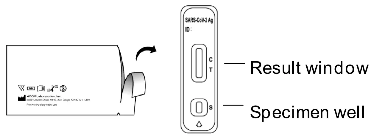 ACON Flowflex COVID 19 Antigen Home Test - cassette