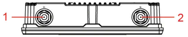 MOXA TAP 213 Series Rail Onboard 802 11n IP68 Wireless client - Panel