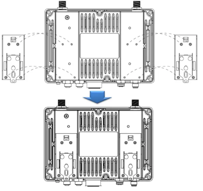 MOXA TAP 213 Series Rail Onboard 802 11n IP68 Wireless client - STEP 1