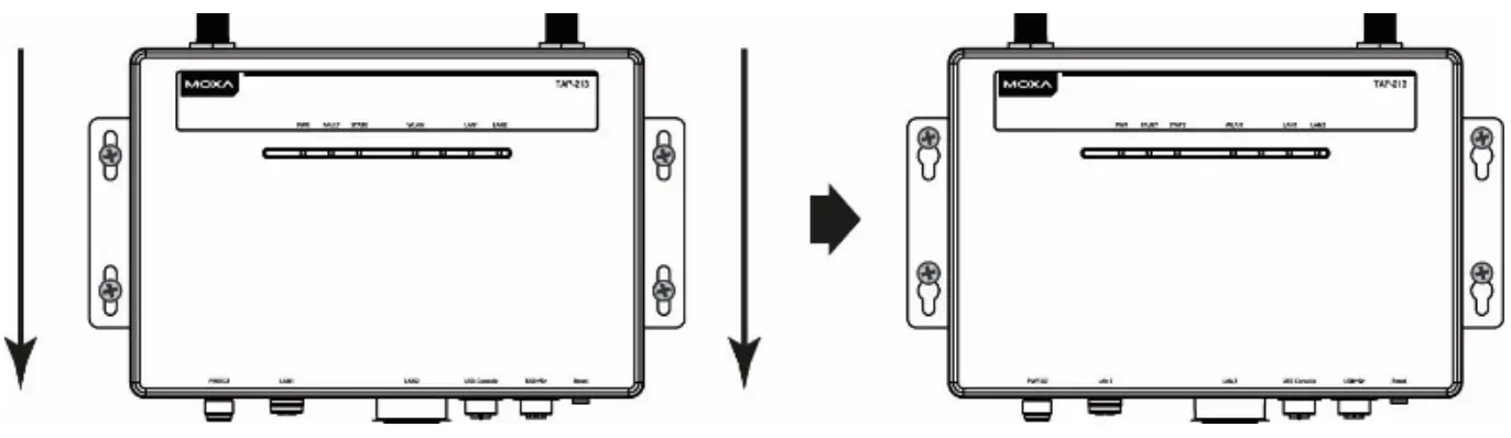MOXA TAP 213 Series Rail Onboard 802 11n IP68 Wireless client - STEP 3
