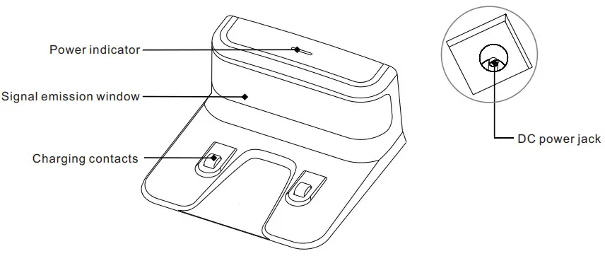 TCL Sweeva2000 Robot Vacuum Cleaner - charging