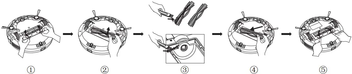 TCL Sweeva2000 Robot Vacuum Cleaner - downward