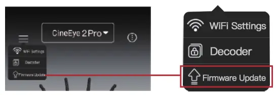 ACCSOON CineEye II Pro Wireless Video Trasmitter and Receiver - Firmware download