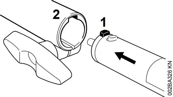 STIHL SP KM Harvester Attachment - Mounting