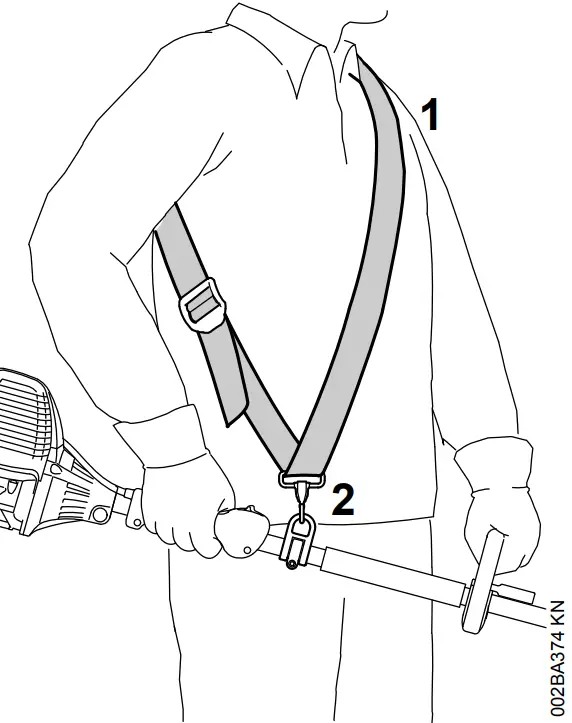 STIHL SP KM Harvester Attachment - Shoulder