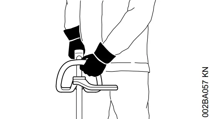 STIHL SP KM Harvester Attachment - machine1