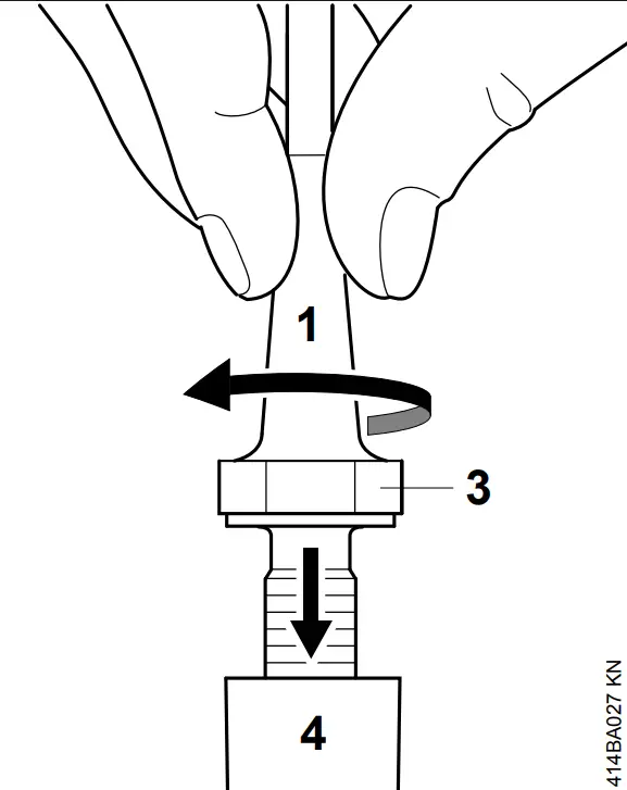STIHL SP KM Harvester Attachment - rake