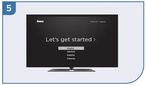 Roku Streaming Stick Plus Streaming Device with Long Range - Setup 7