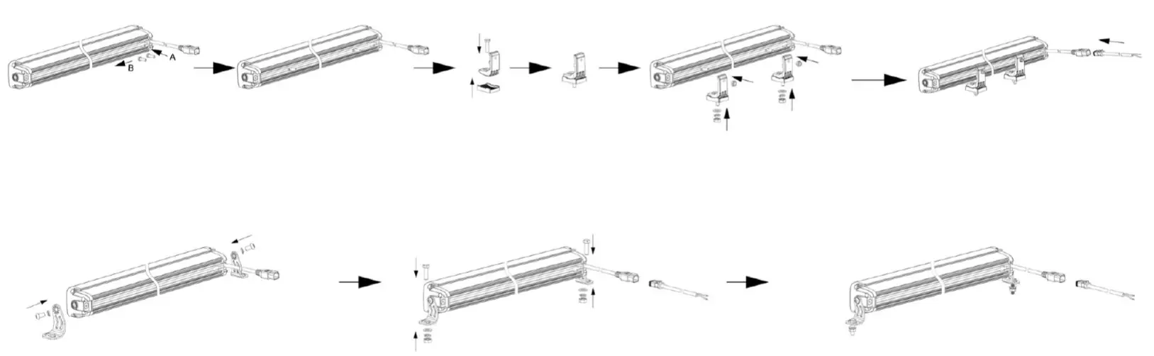 PURELUX D5-10-108 20 Inch Hybrid Super Bright LED Combo Light fig1