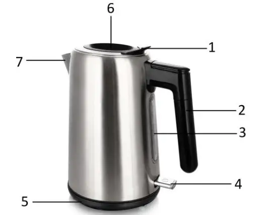 haws 30 WKOH Smart Lid Water Kettle - HOUSEHOLD USE ONLY