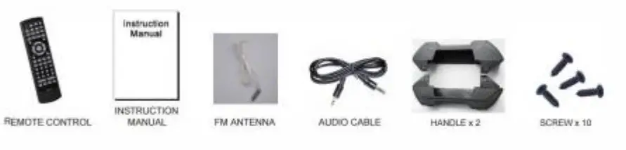 AKAI DJ 530 Home Entertainment Bluetooth Receiver - box