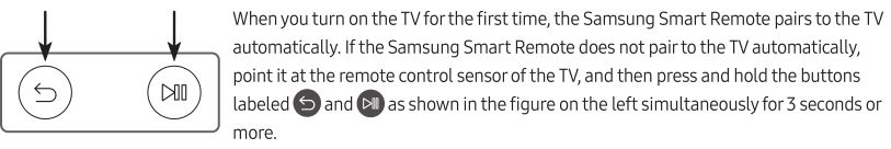 Samsung The Frame Smart 4K TV - Pairing the TV to the Samsung Smart Remote