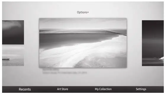 Samsung The Frame Smart 4K TV - Viewing images