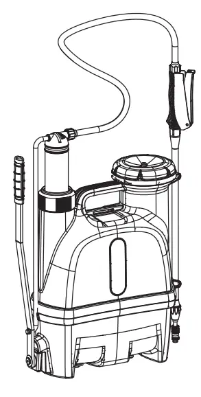 GARDENA 11140 Backpack Sprayer