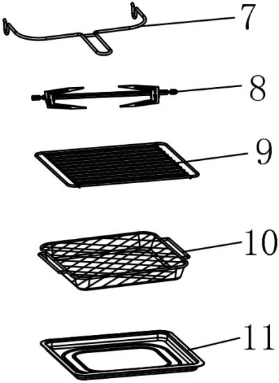 mayer MMAO1450 Digital Air Oven INTRODUCTION OF PARTS B