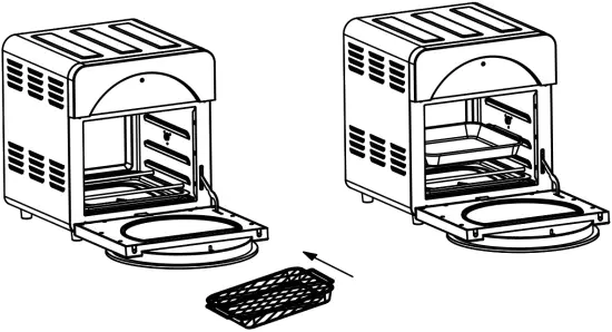 mayer MMAO1450 Digital Air Oven Mesh Basket Tray