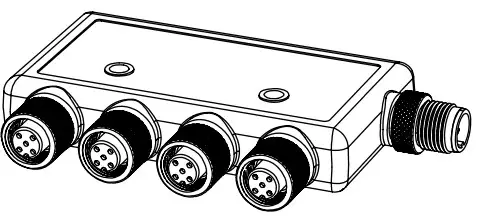 BANNER R90C 4 Port Discrete Bimodal to IO Link Hub